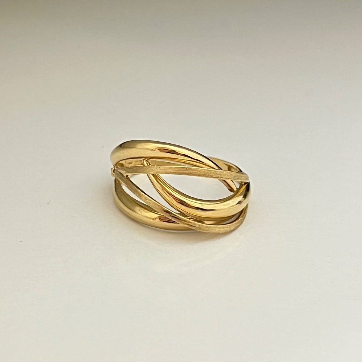 18K Yellow Gold Ring
