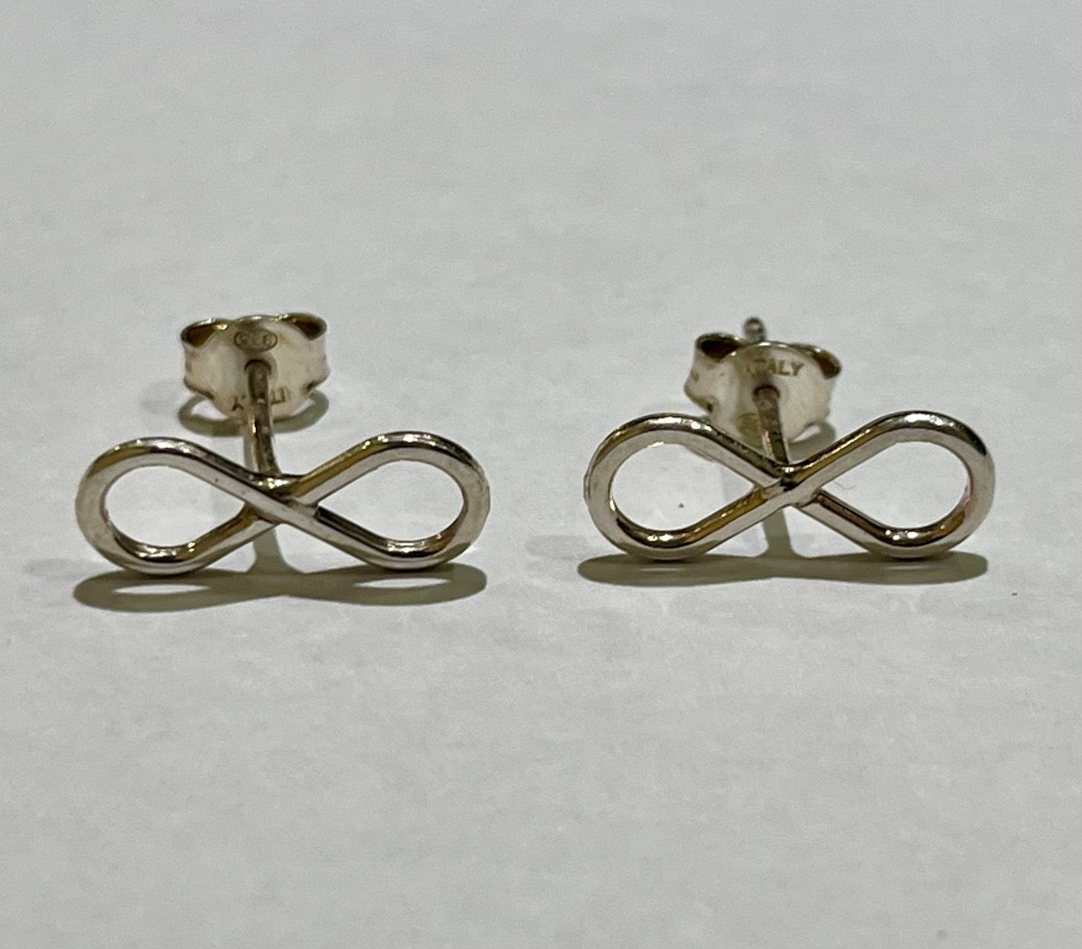 Silver Infinity Earring