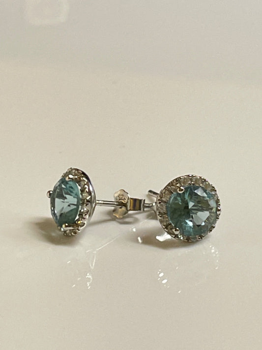Silver Studs  Earring with CZ