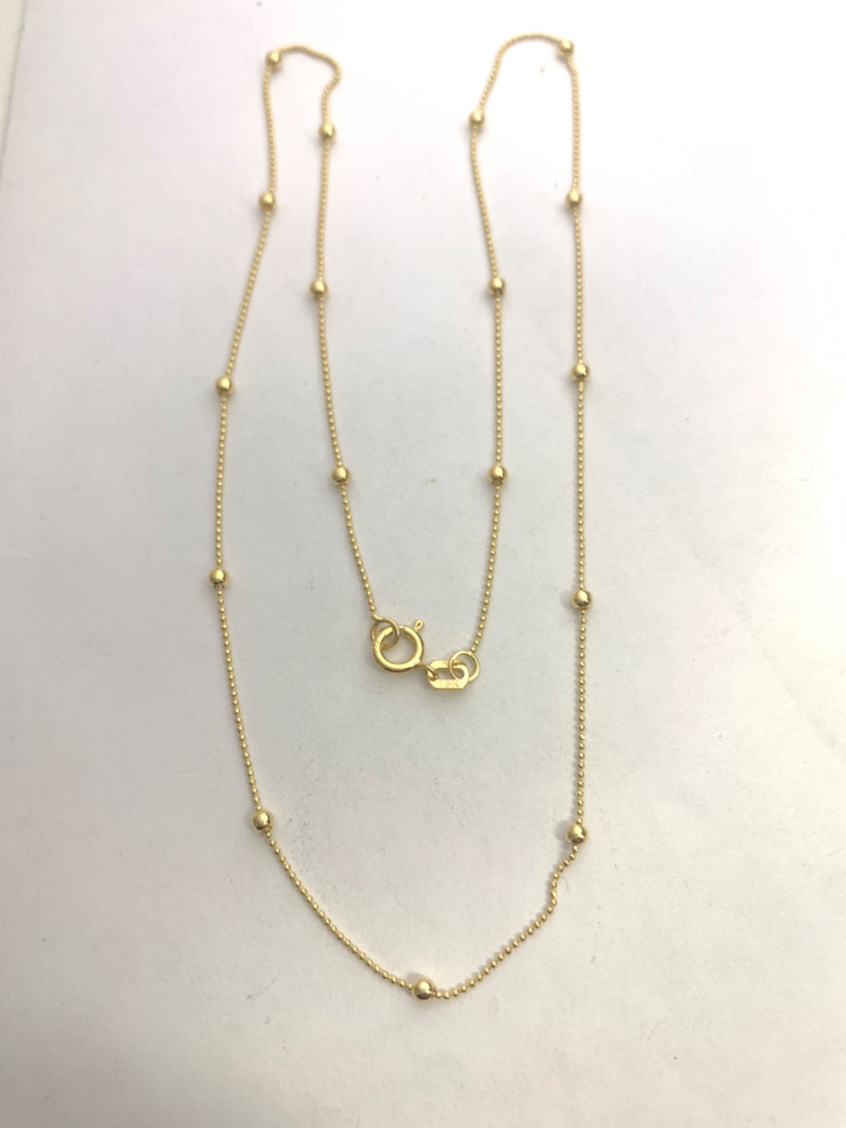 18K Yellow Gold Chain