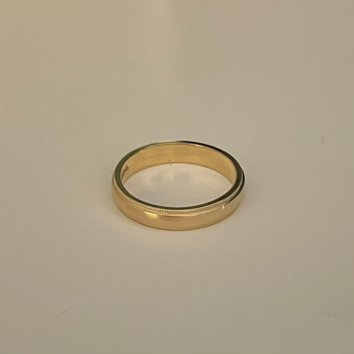 14K Yellow Gold Wedding Band