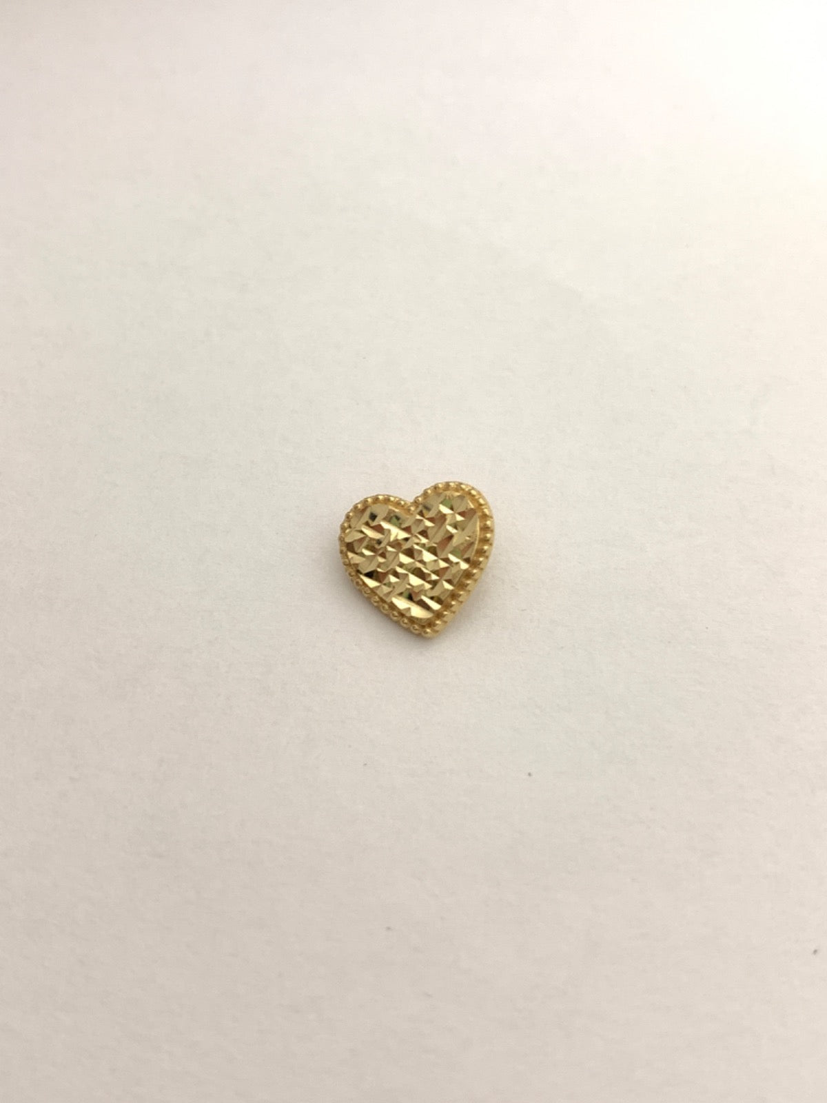 18K Yellow Gold Hearts Pendant