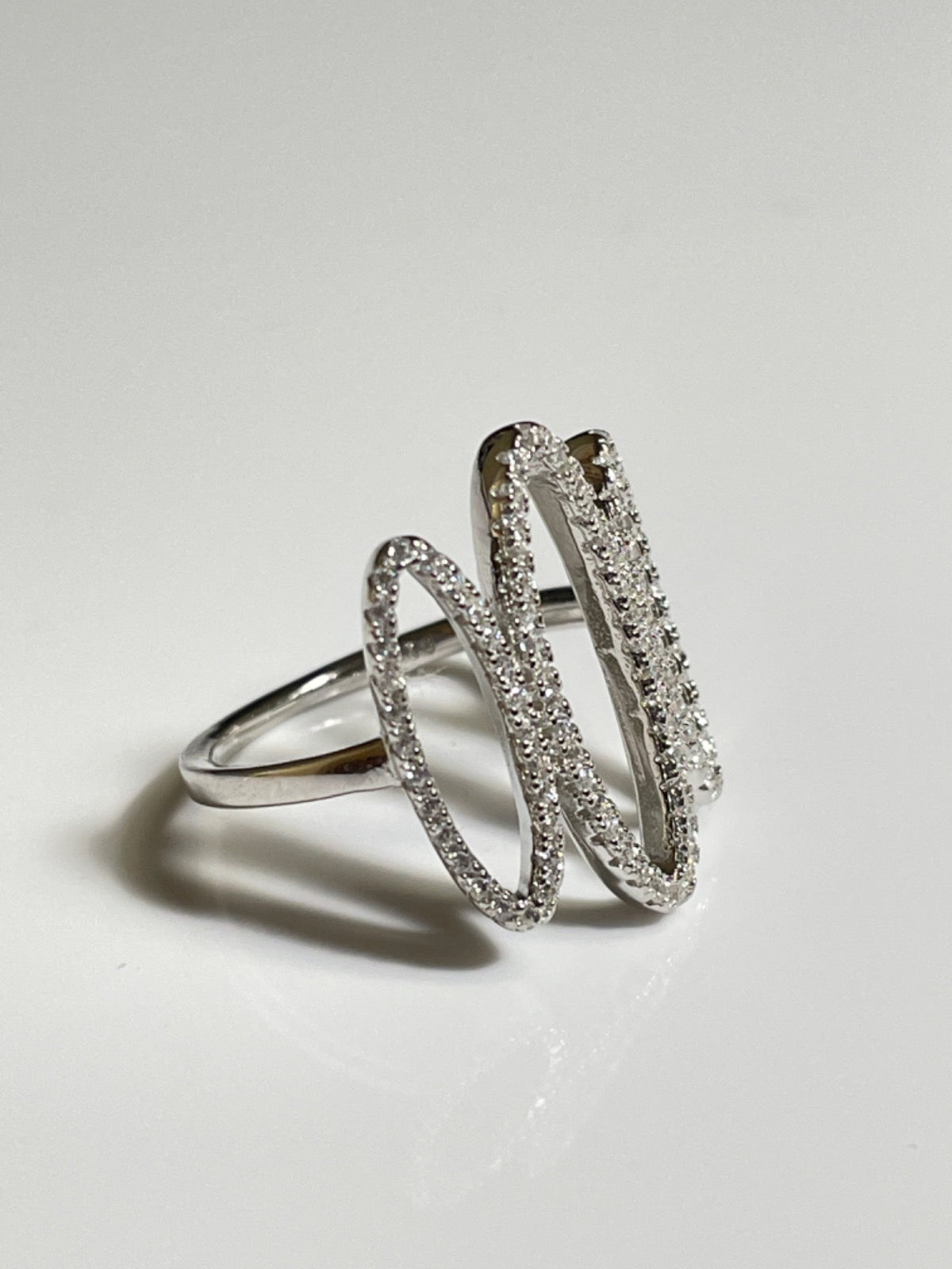 Silver Ring with CZ