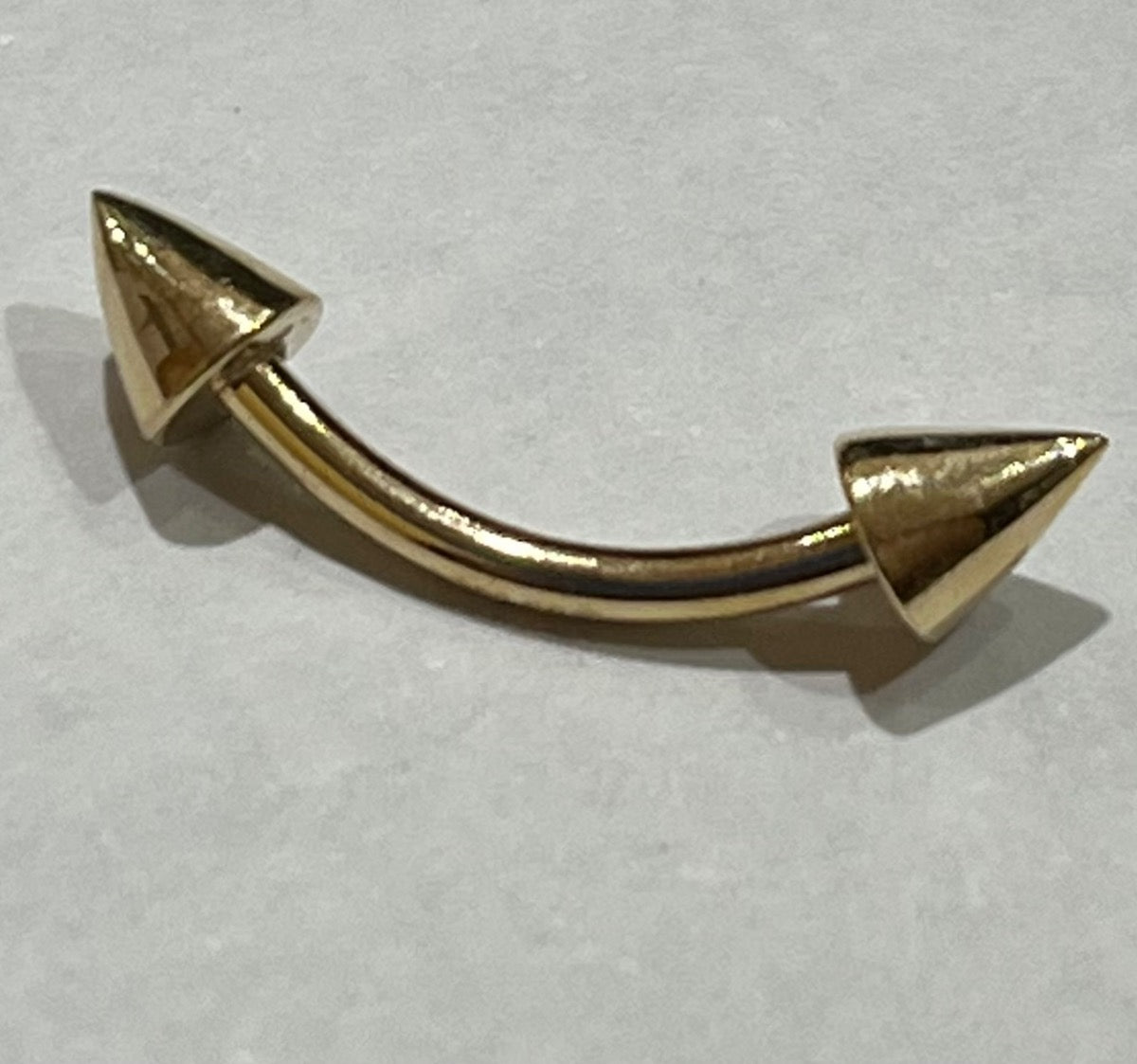 14K Yellow Gold Piercing