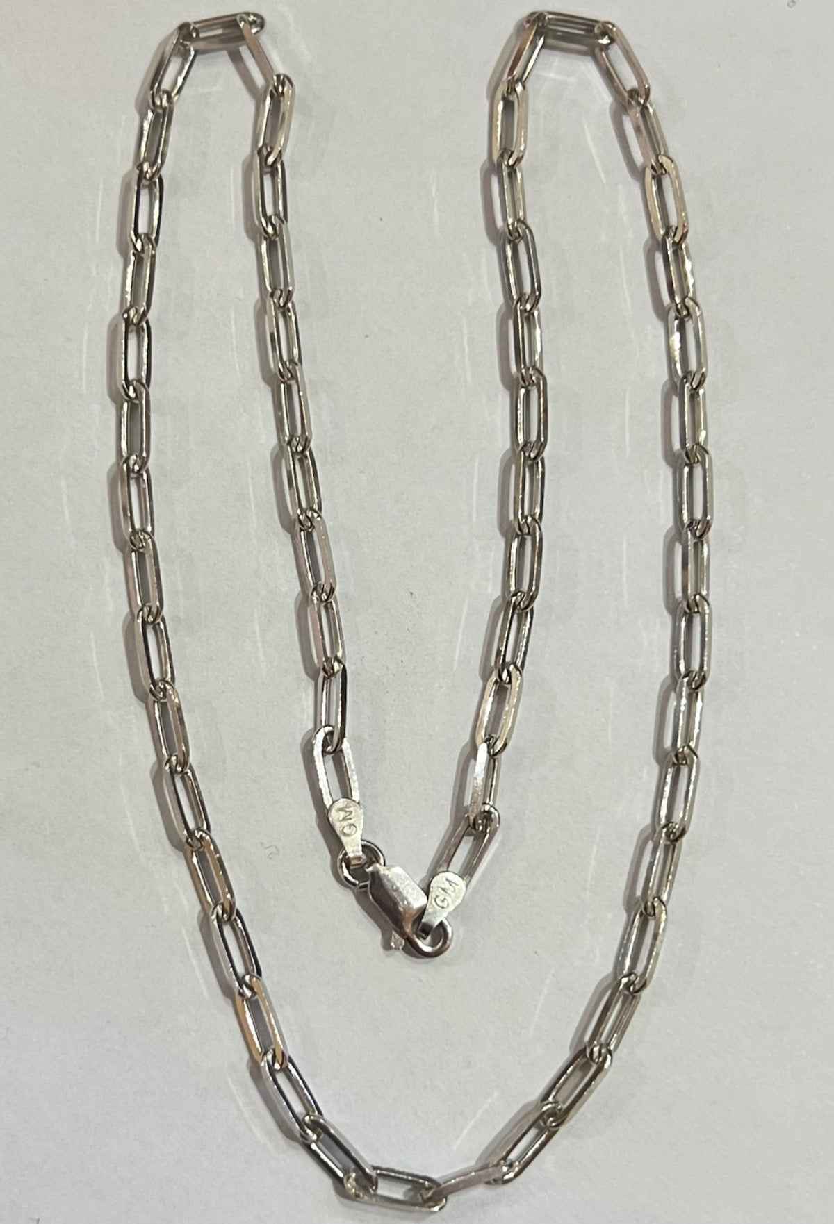 Silver Paper Clip Chain