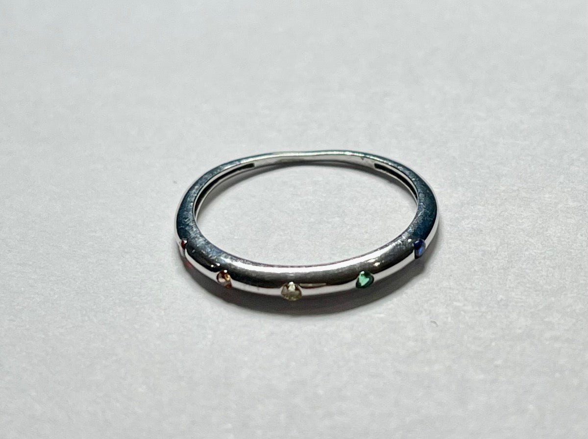 Silver Ring with CZ