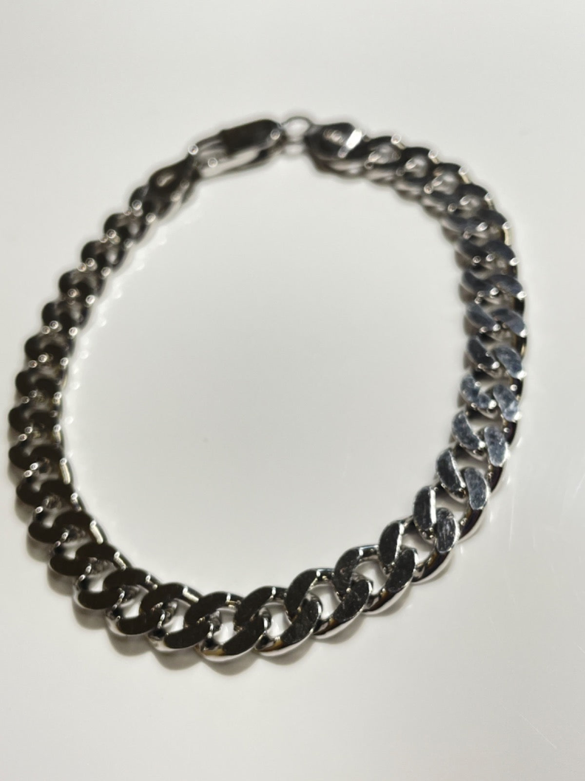 Silver Cuban Men's Bracelet