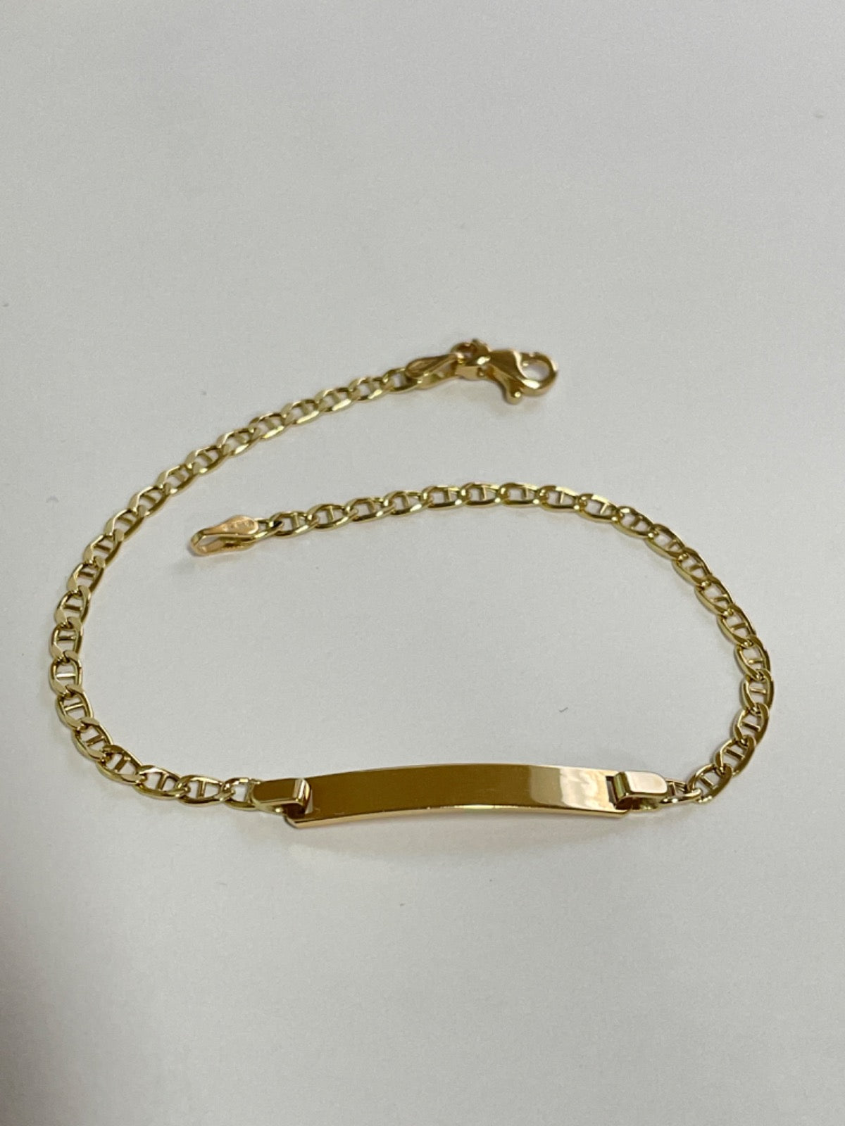 18K Yellow Gold ID Bracelet