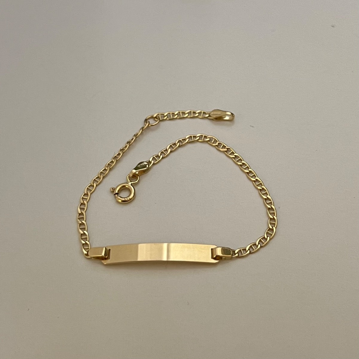 18K Yellow Gold Baby Bracelet