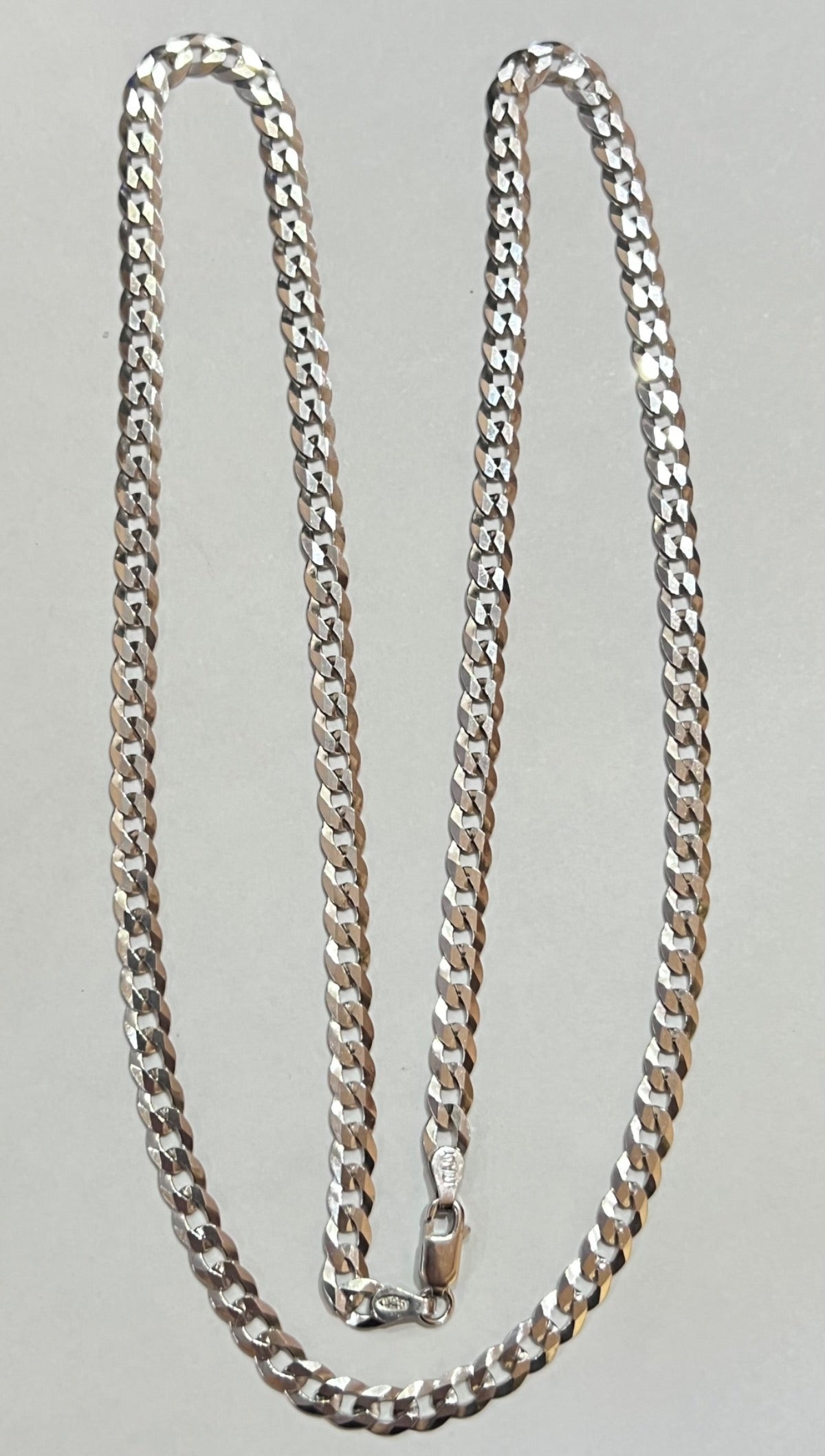 Silver Curb Chain