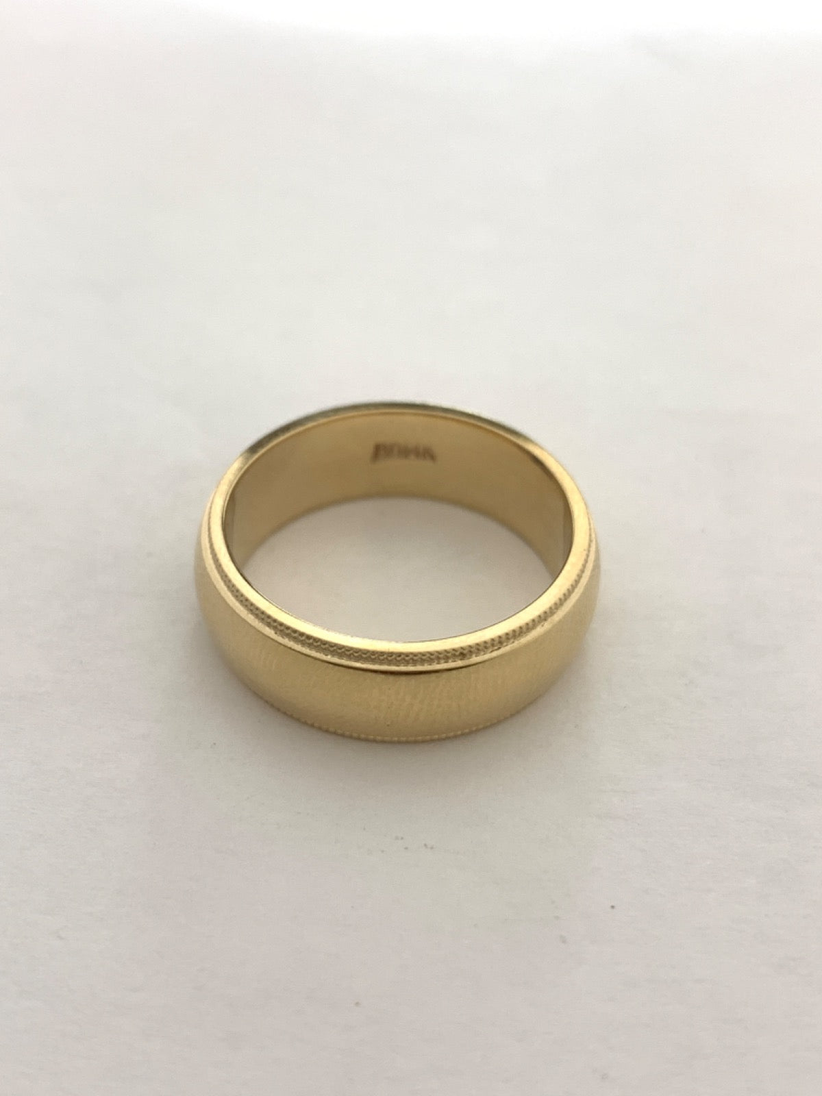 14K Yellow Gold Wedding Band