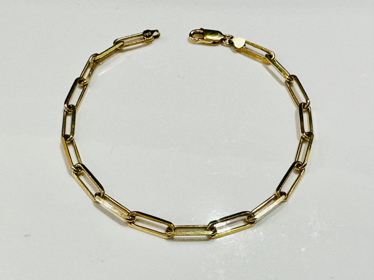 18K Yellow Gold Men's Bracelet