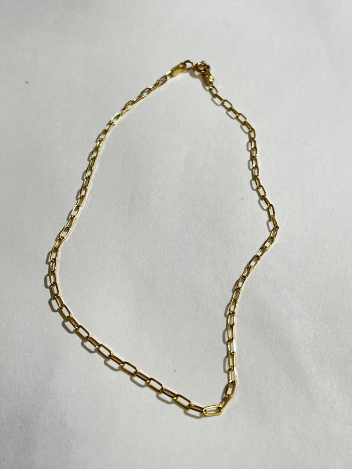 18K Yellow Gold Anklet