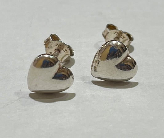 Silver Heart  Earring