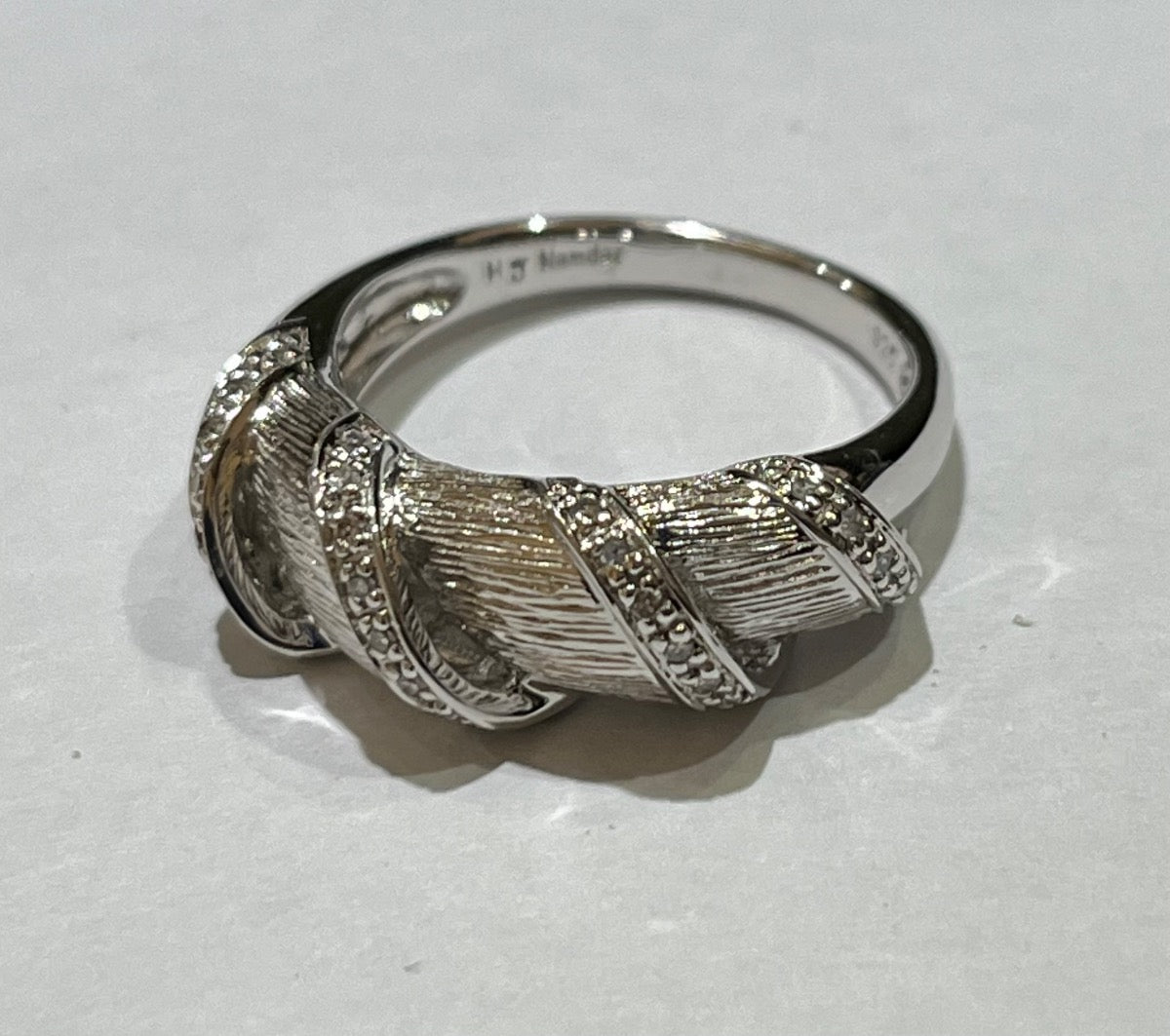 Silver Ring with Diamond