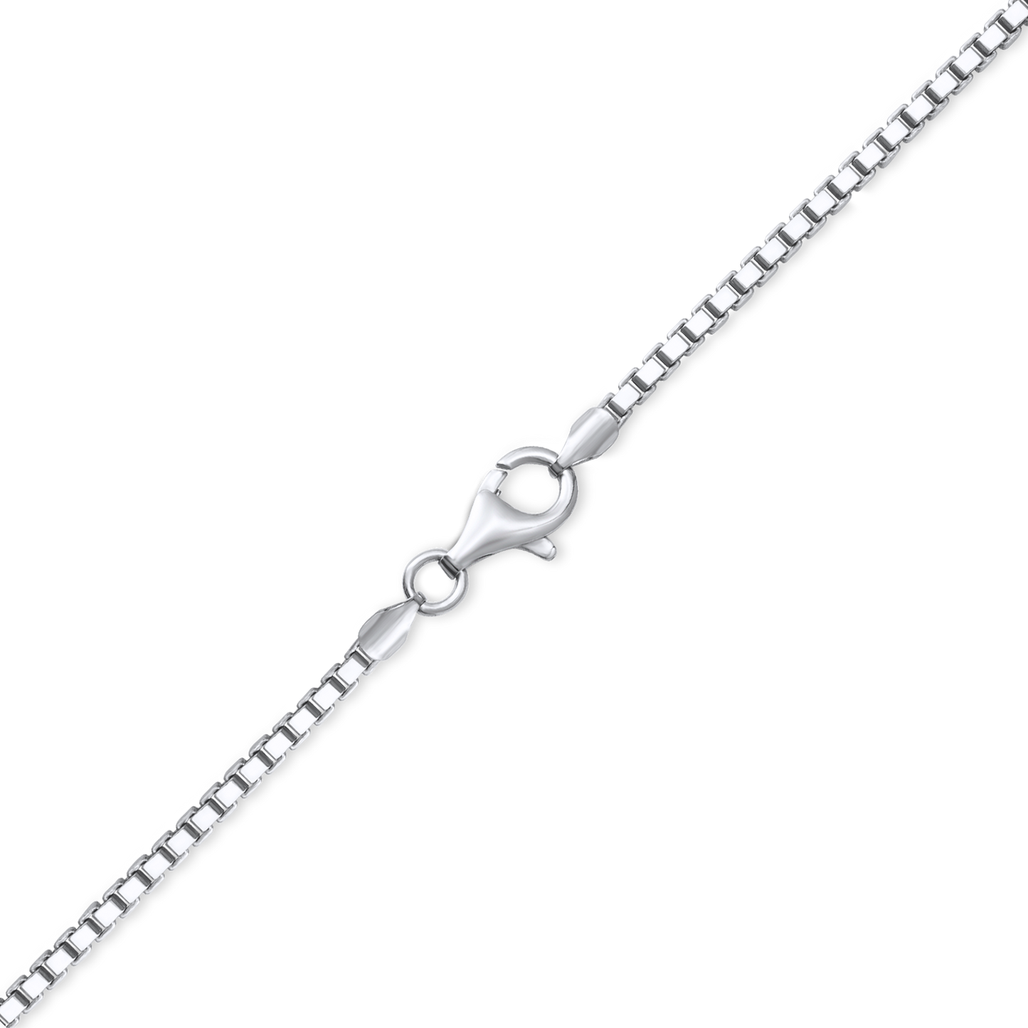 Silver 2.5mm Box Chain