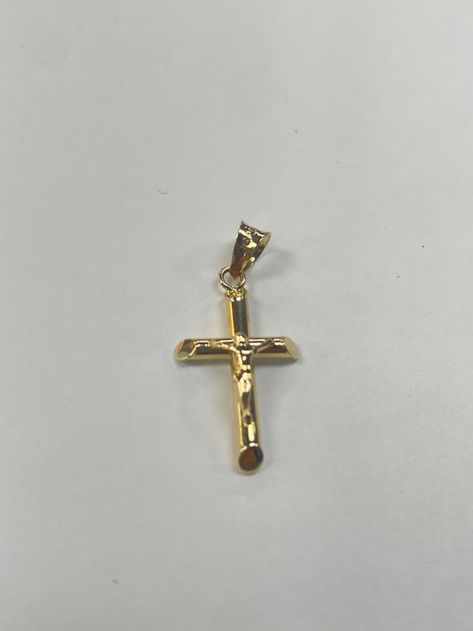 14K Yellow Gold Cross Pendant