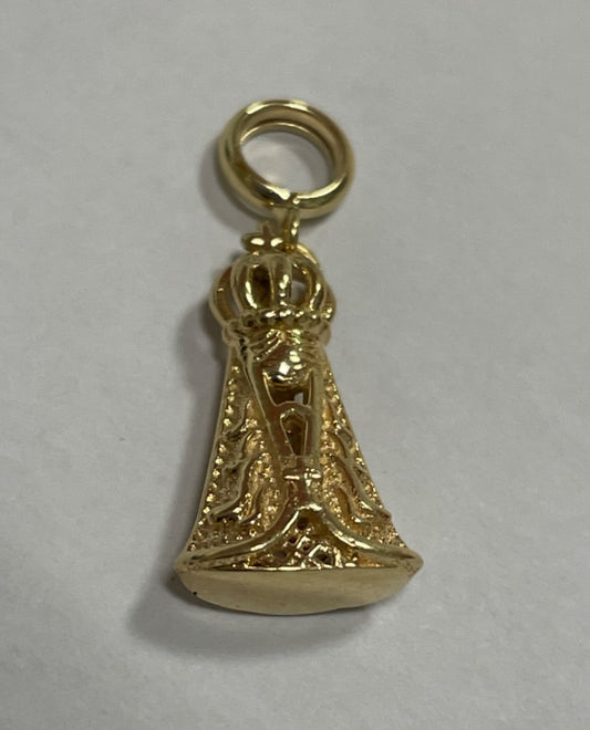 18K Yellow Gold Our Lady Charm