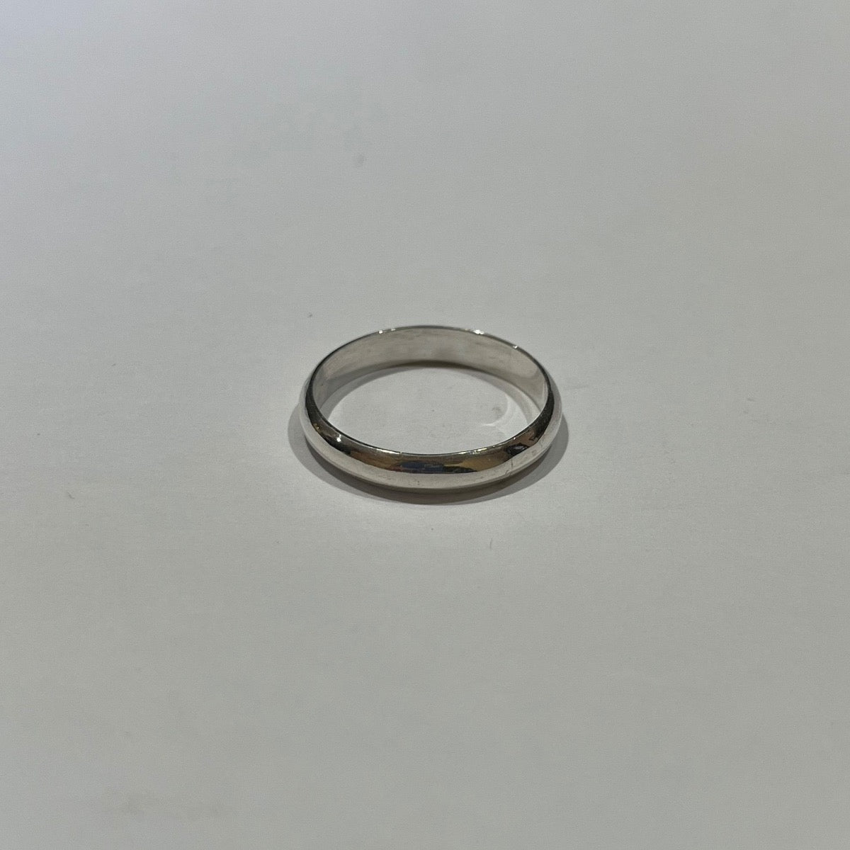 Silver  Wedding Band