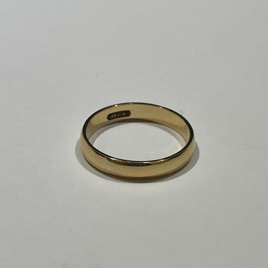 18K Yellow Gold  Wedding Band