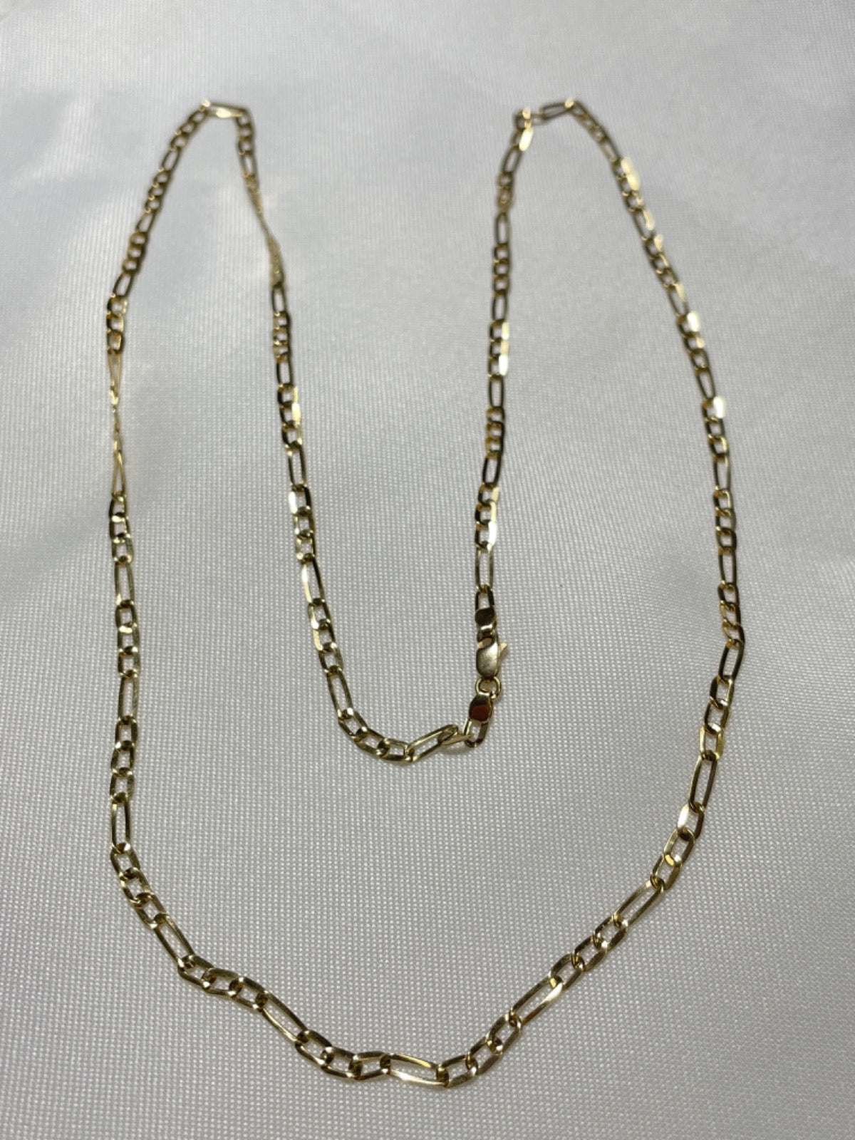 18K Yellow Gold Figaro  Chain