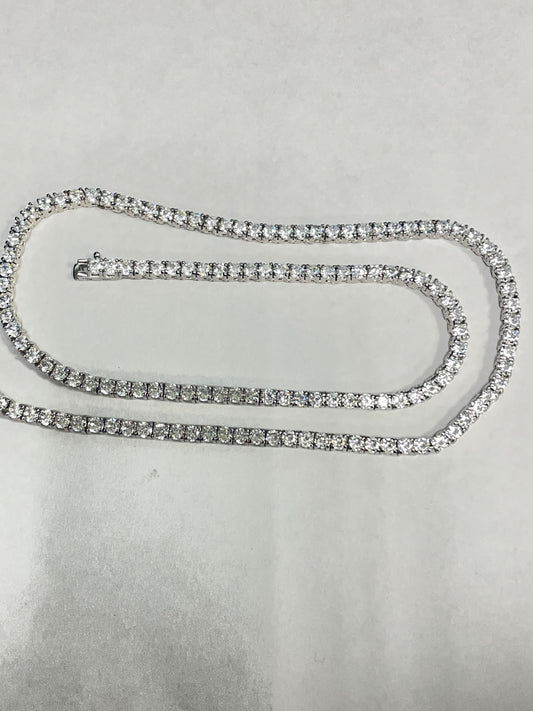 White Silver  Chain