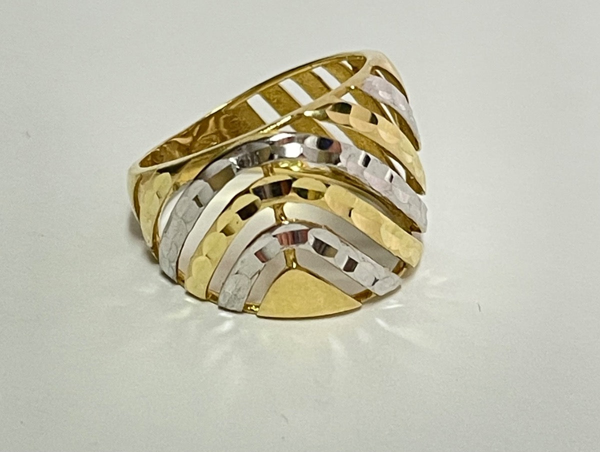 18K Two-Tone Gold  Ring