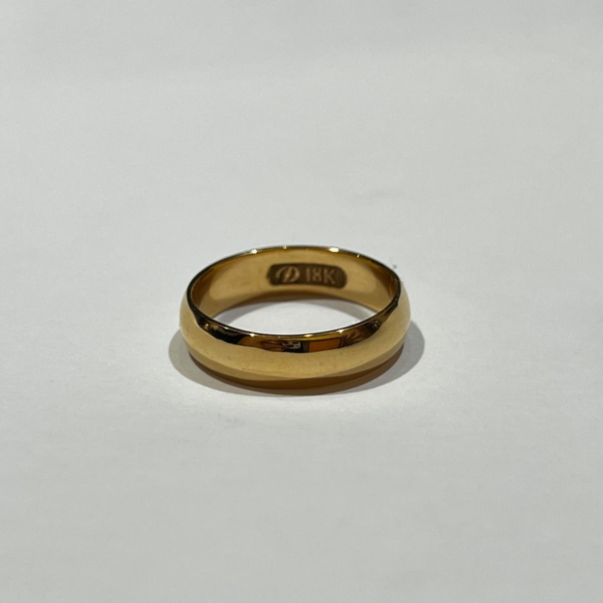 18K Yellow Gold  Wedding Band