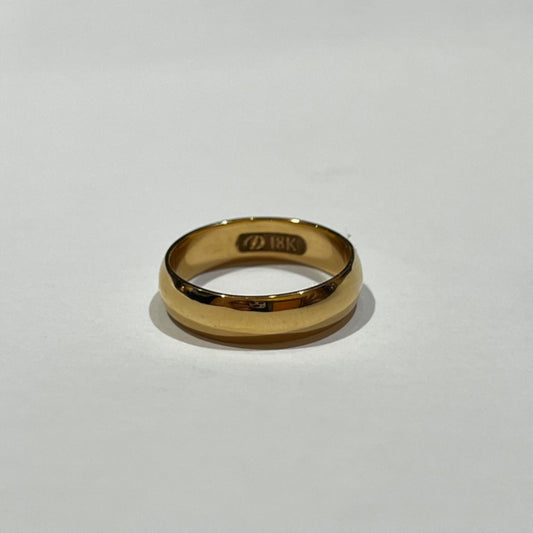 18K Yellow Gold  Wedding Band