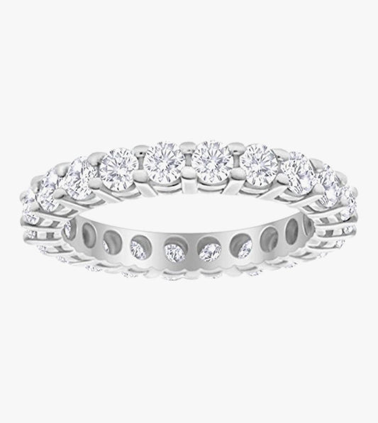 White Silver  Ring