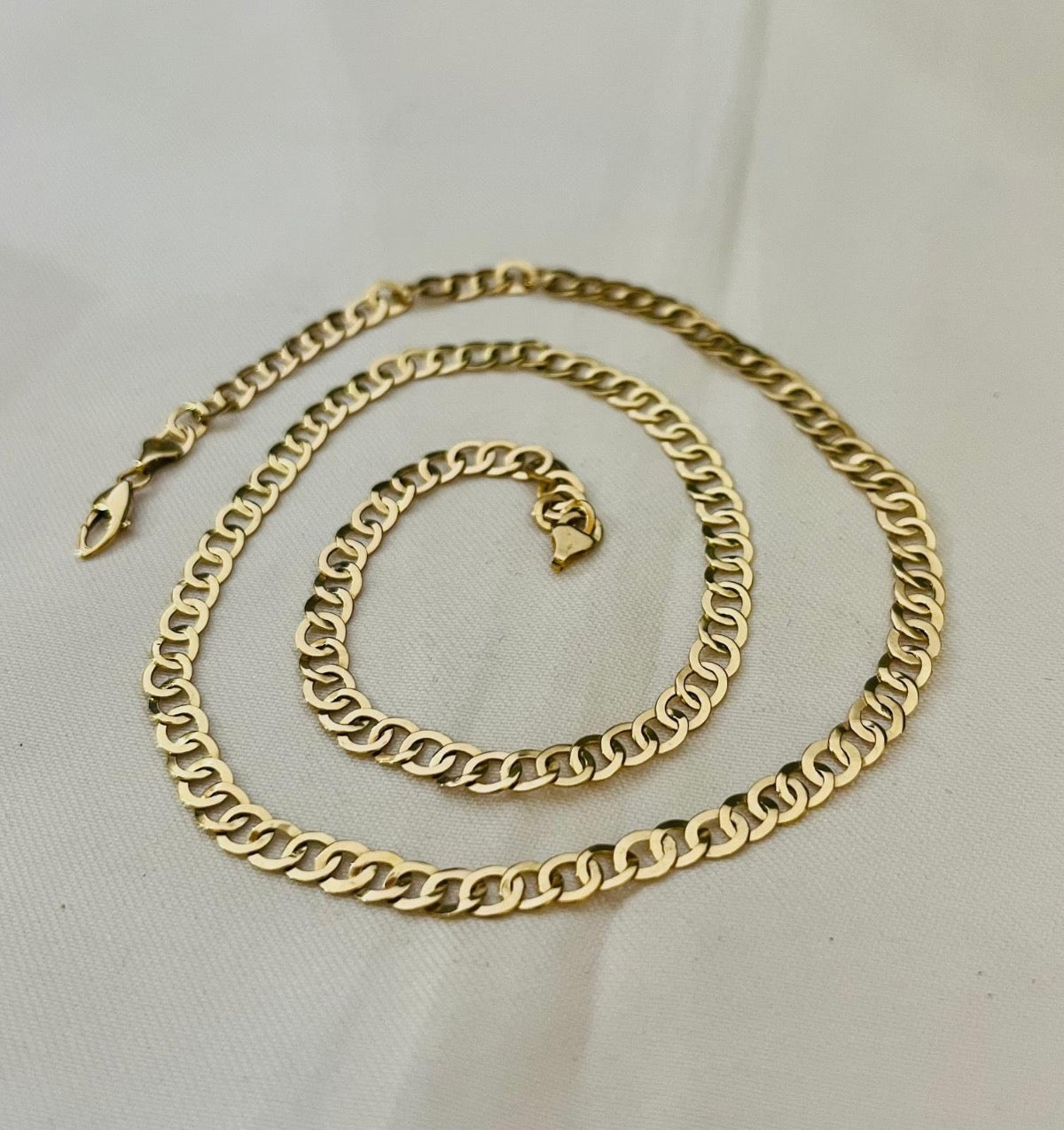 18K Yellow Gold “Laminado”  Chain