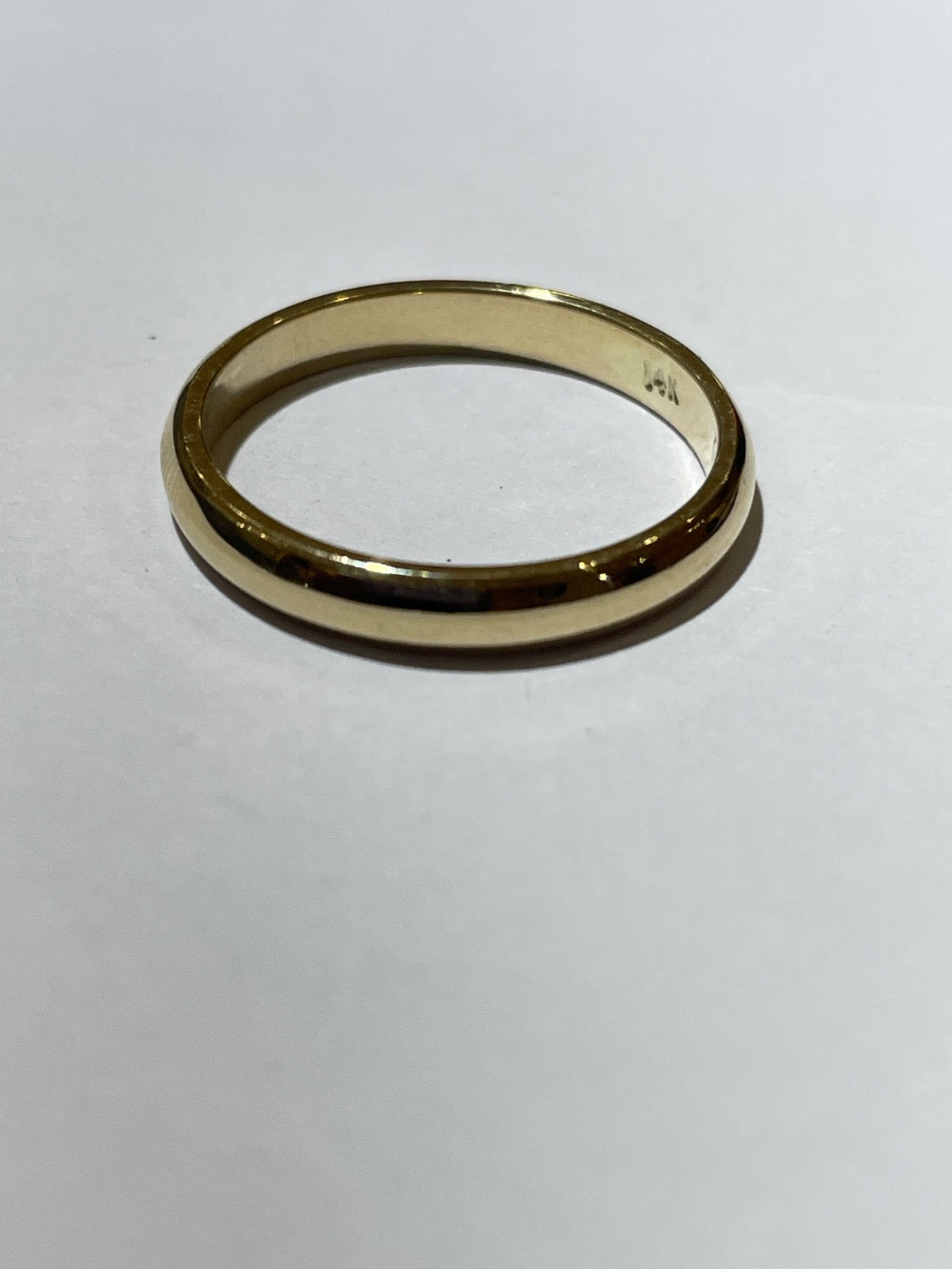 14K Yellow Gold  Wedding Band