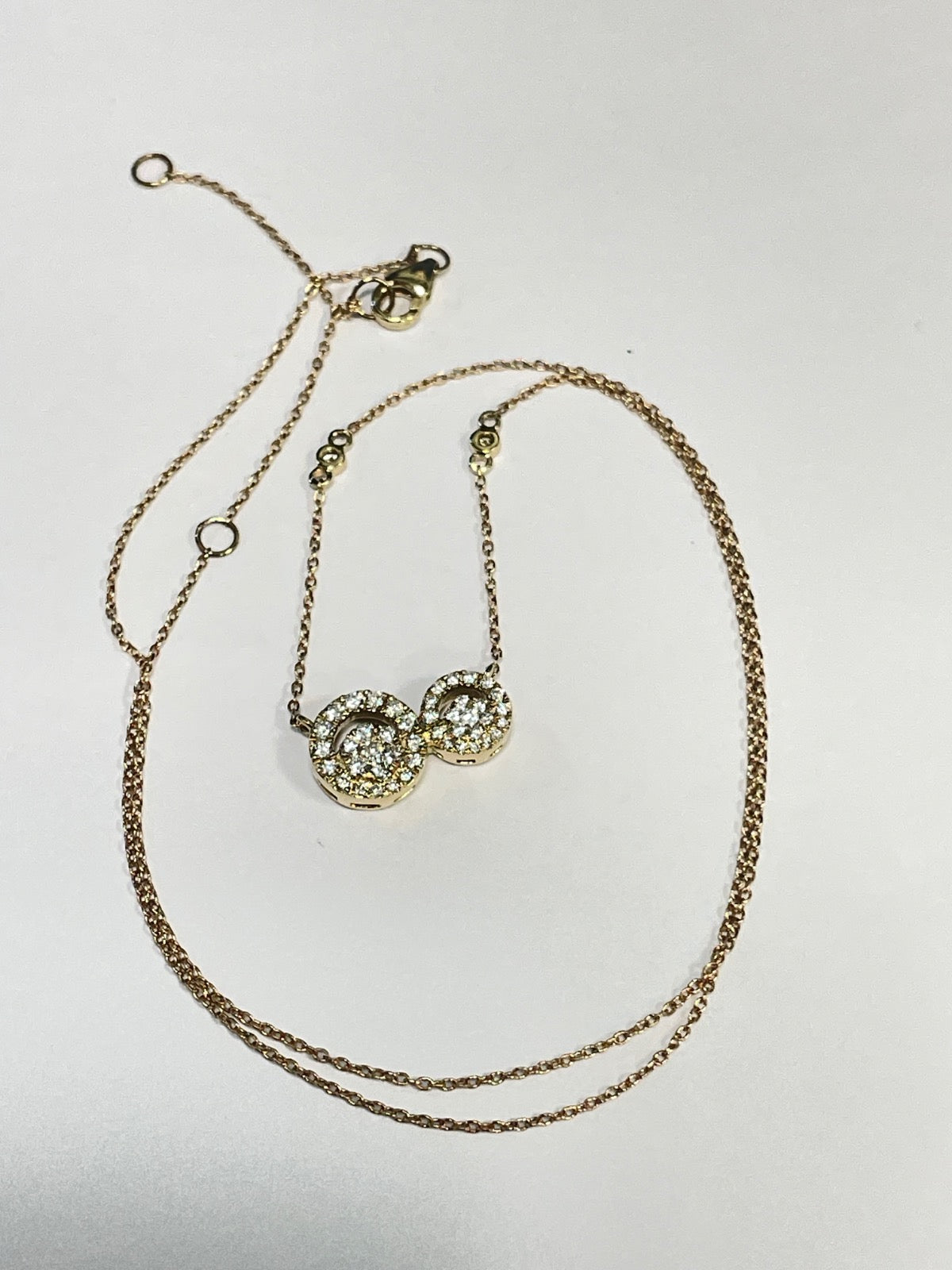 14K Yellow Gold DIA 46/0.40 Necklace with Diamond