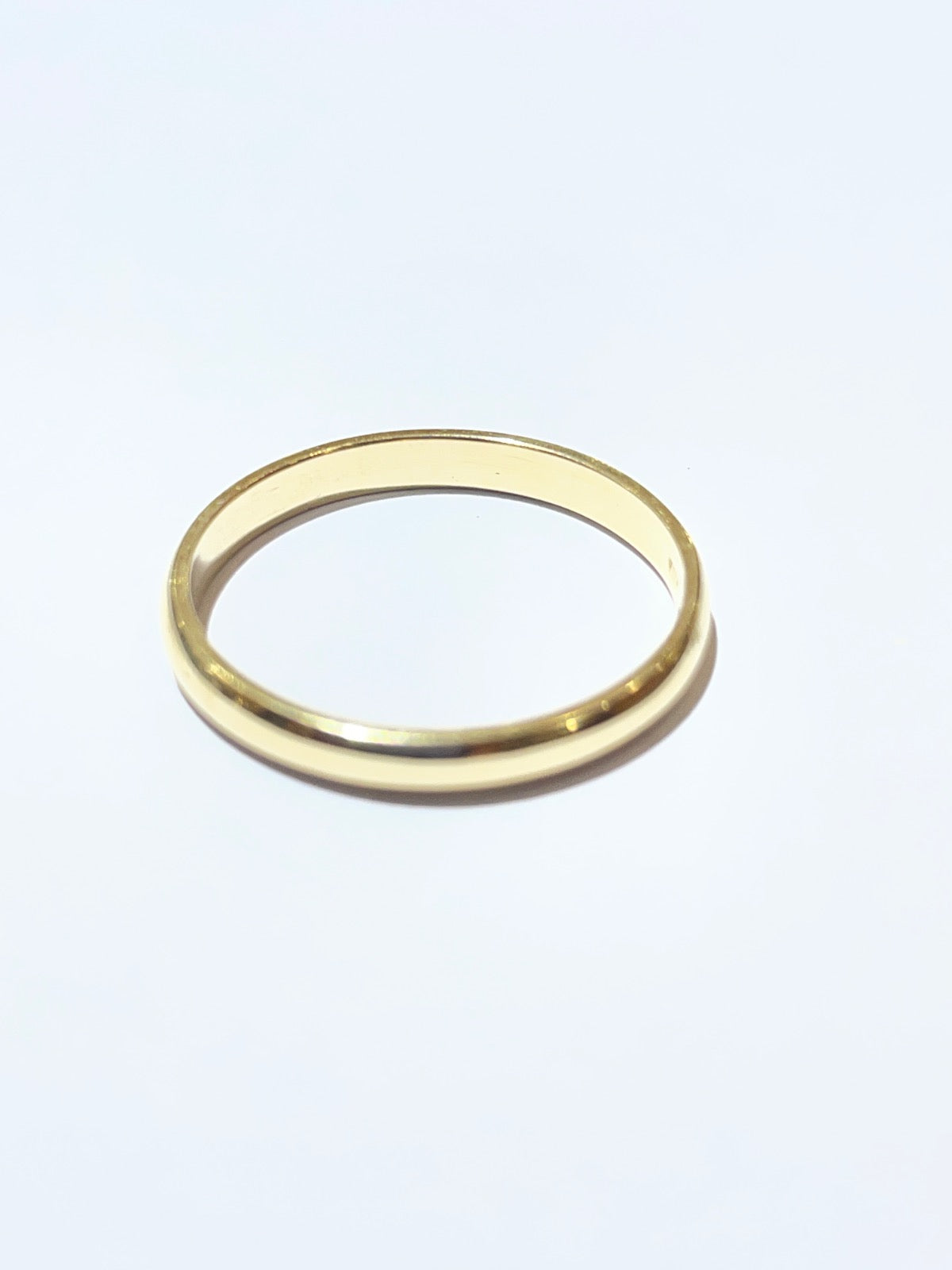 14K Yellow Gold  Wedding Band