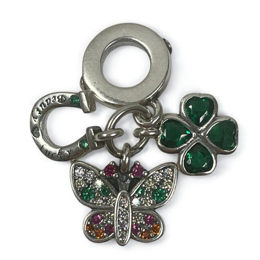 Silver  Charm with CZ