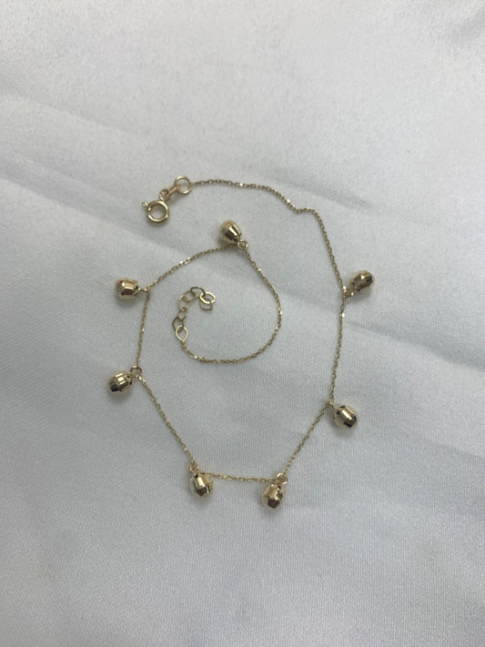 14K Yellow Gold  Anklet