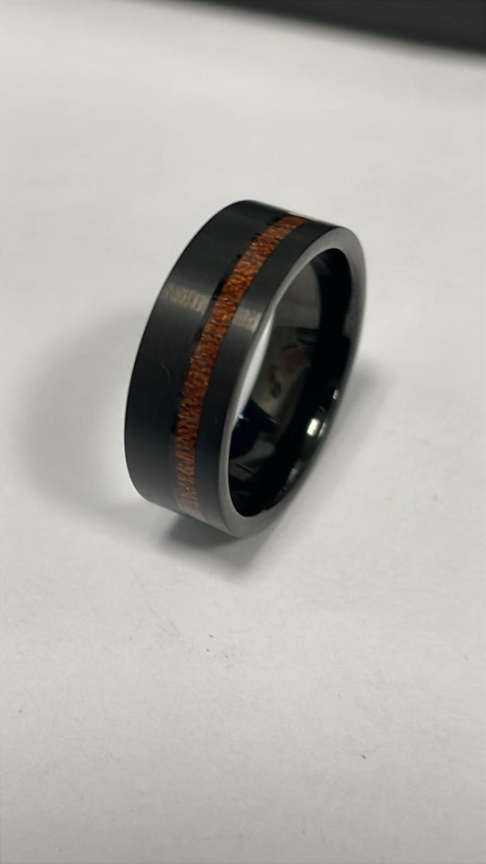Black Tungsten  Ring