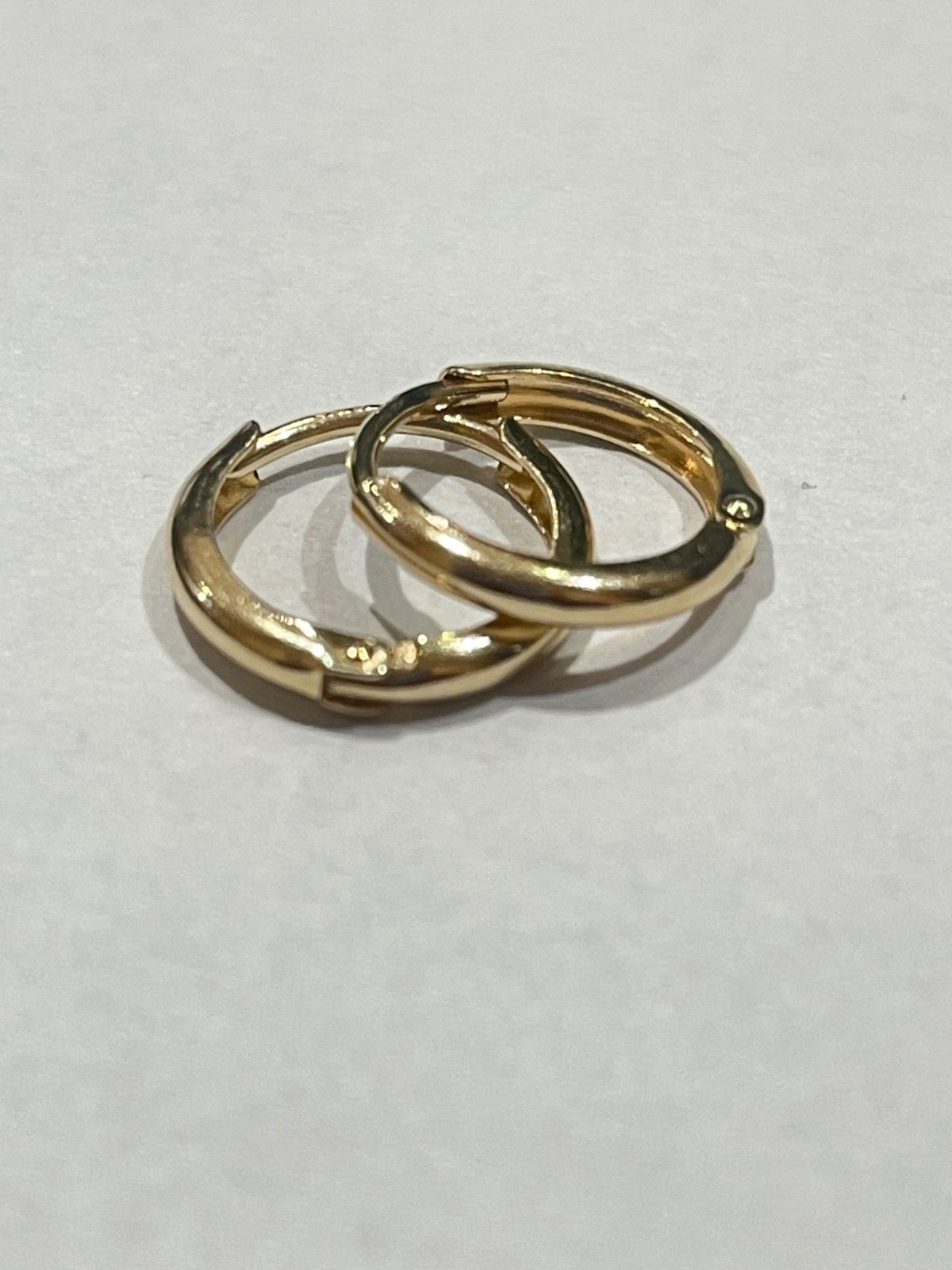 14K Yellow Gold Small Hoop Earring