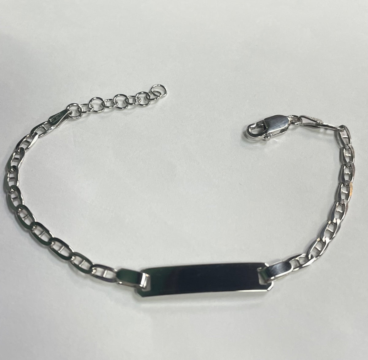 White Silver  Baby Bracelet