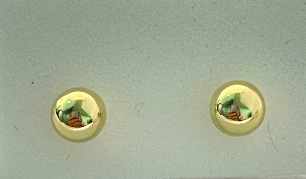 18K Yellow Gold  Earring