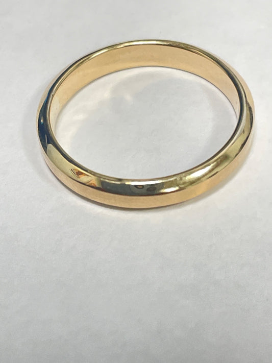 14K Yellow Gold  Masculine Engagement Ring
