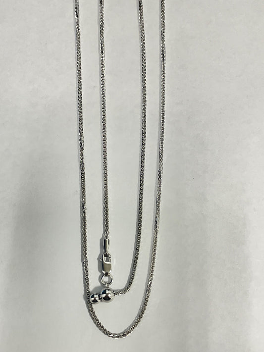 White Silver  Chain