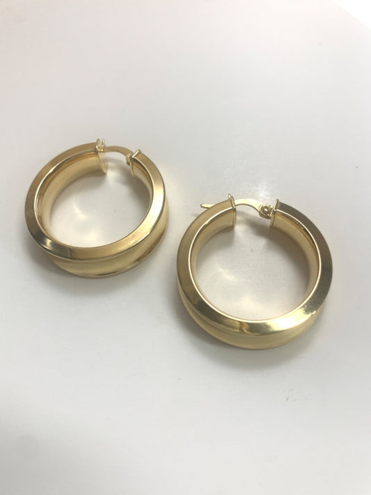 18K Yellow Gold  Earring