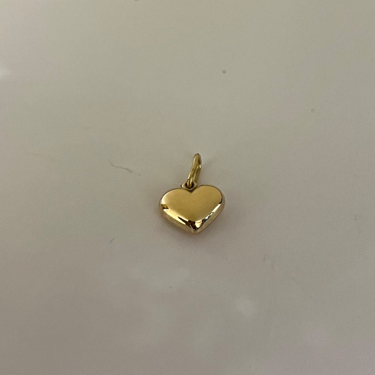 18K Yellow Gold Heart  Pendant