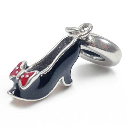 White Silver Hight Heel Charm