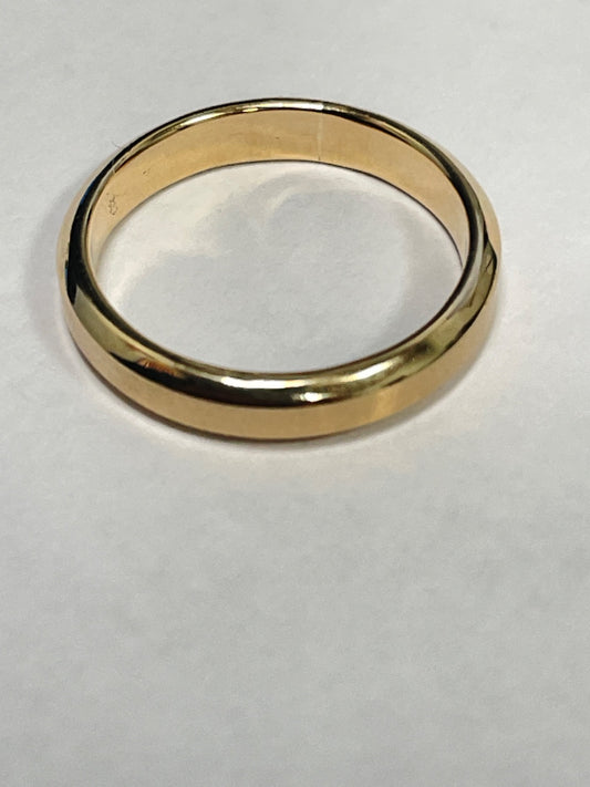 14K Yellow Gold Feminine Engagement Ring