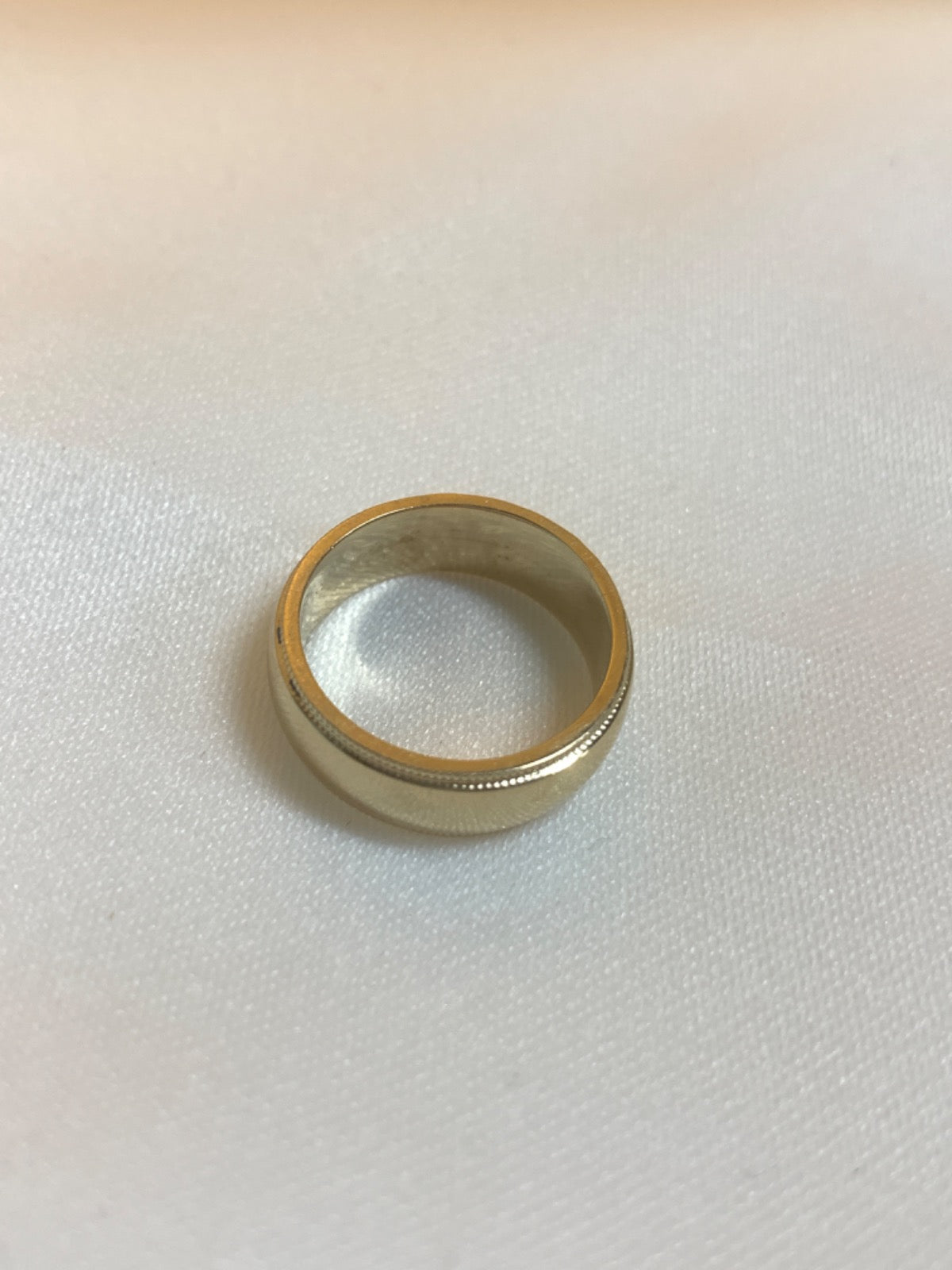 14K Yellow Gold  Wedding Band