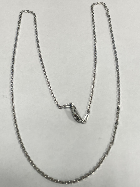 White Silver  Chain