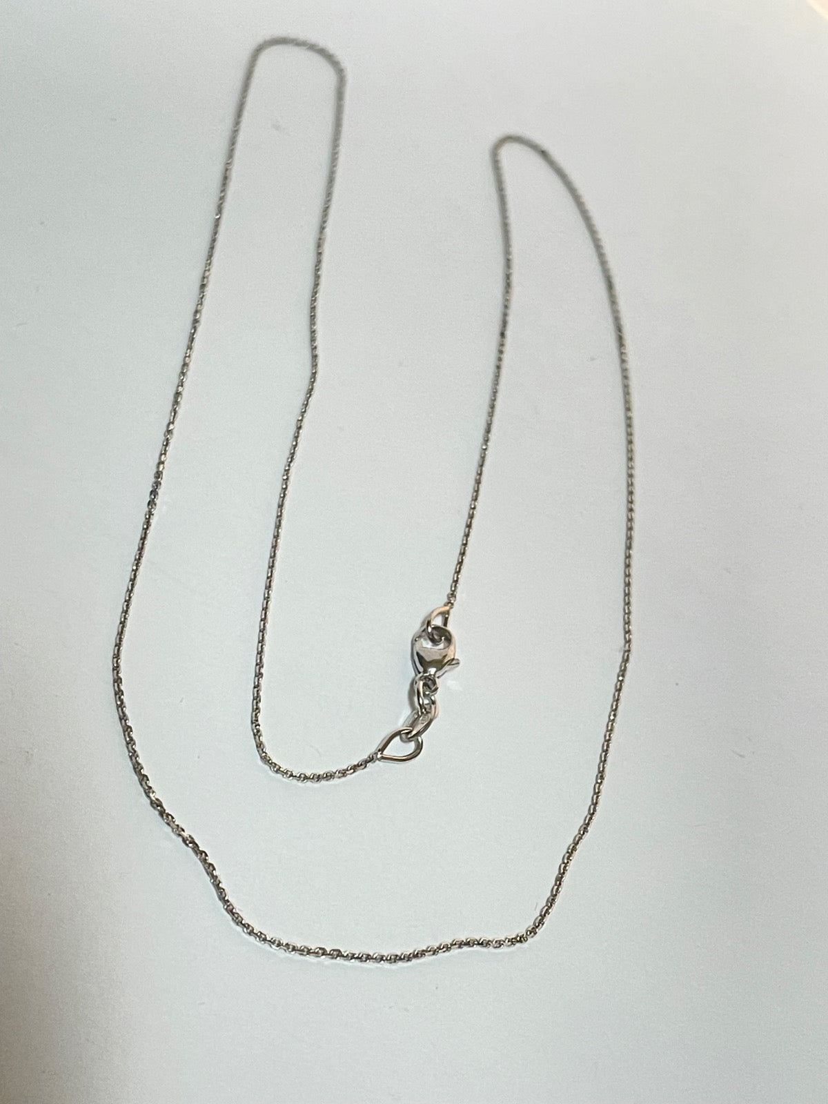 18K White Gold  Chain