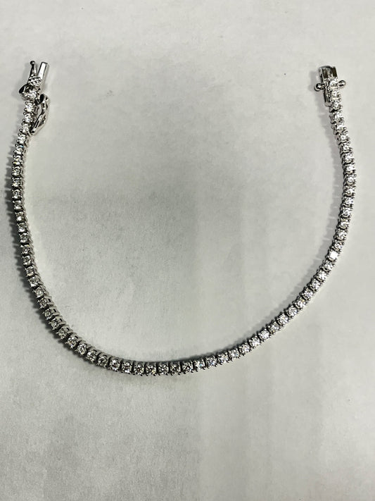 White Silver  Bracelet
